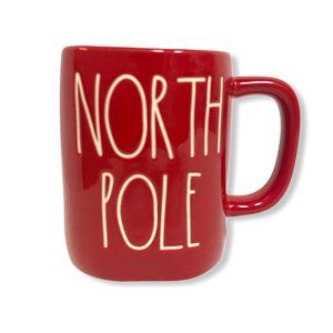 Rae Dunn Red NORTH POLE Coffee Mug